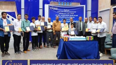 "كاك بنك" يحتفي بأبطال النورس الحائزين على لقب بطل العرب في البطولة العربية للروبوت 2025