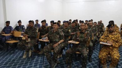 إدارة التوجيه المعنوي بشرطة مأرب تُنفذ دورة تدريبية لضباط ومساعدي الوحدات الأمنية لتعزيز المهارات التوعوية والمعنوية ط
