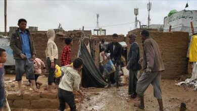 الأمم المتحدة: 40% من مواقع النازحين باليمن معرضة لخطر الحرائق والفيضانات
