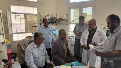 الشاعري والعفيف يتفقدان مركز الطوارئ التوليدية بقعطبة