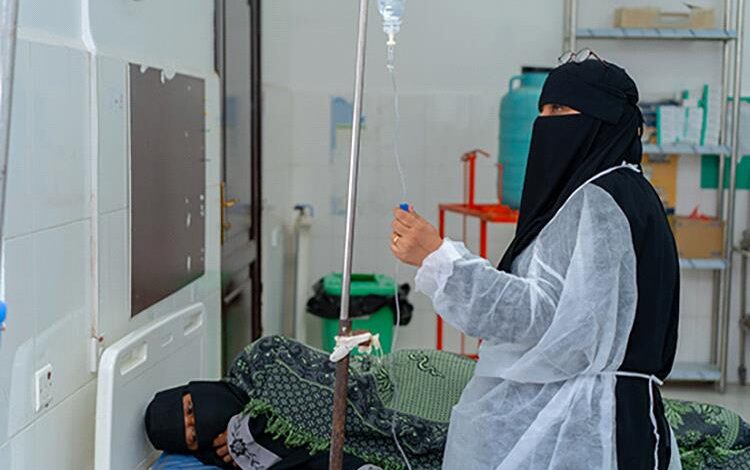 الصحة العالمية: اليمن تحتل المرتبة الخامسة عالميًا في تسجيل حالات الكوليرا