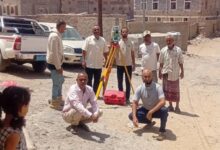 الضالع: فريق هندسي يباشر أعمال المسح لرصف طرقات مركز غول سبولة