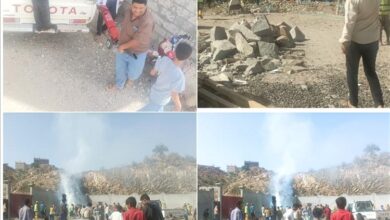 الفريق الصحي في سباح يافع يُخمد حريقًا اندلع بالمستشفى الريفي خلال دقائق