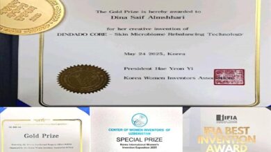 المخترعة "المشهري" تحصد الميدالية الذهبية وجائزة IFIA الدولية بإنجاز علمي غير مسبوق