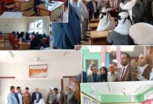 الوزير العكبري يدشن إختبارات الثانوية العامة بمديرية تبن بلحج