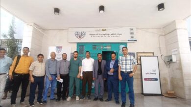 الوكيل المساعد لقطاع التخطيط والتنمية بوزارة الصحة يزور عدد مستشفيات تعز