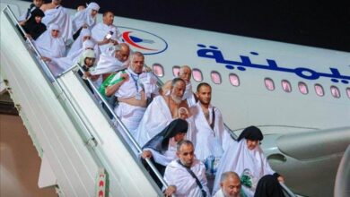 انطلاق عملية تفويج الحجاج اليمنيين إلى الأراضي المقدسة فجر الأربعاء من مطار عدن