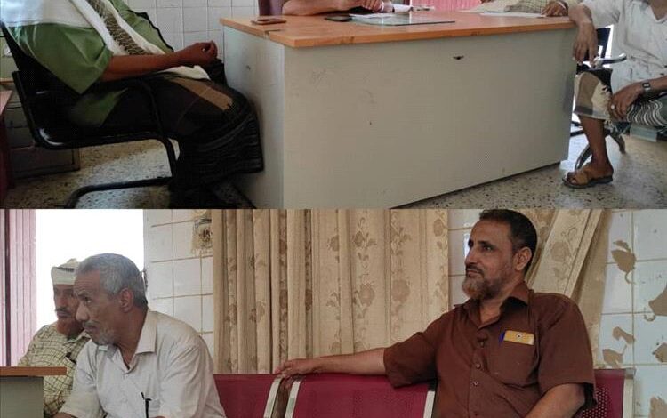 بتوجيه من محافظ أبين الأمين العام المحلي بمودية يزور المستشفى لمواجهة تفشي الكوليرا