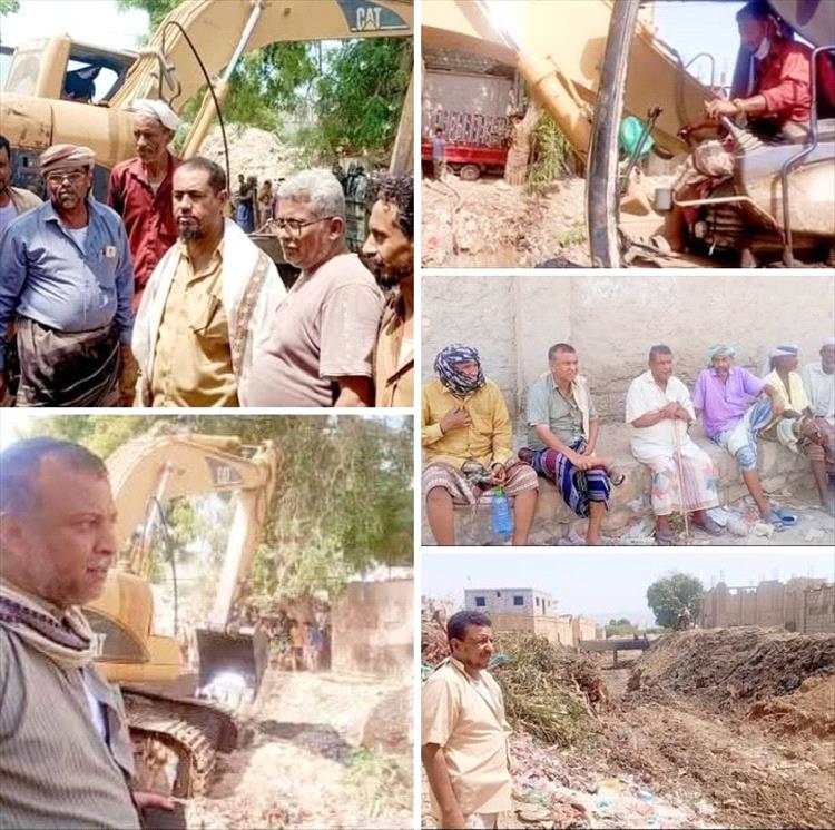 بتوجيهات المحافظ .. مدير عام خنفر يتابع أعمال تصفية القناة الحاملة بمقطع "الحصن "ويشيد بالجهود المبذولة