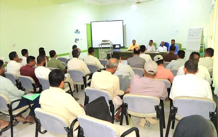 بدء دورة تدريبية لضباط الاتصال على مستوى المرافق الصحية بوادي حضرموت