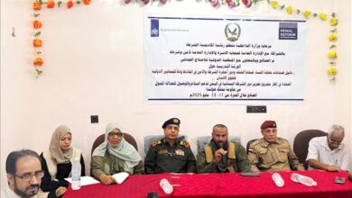 برعاية وزارة الداخلية.. ورشة تدريبية بالضالع حول دور أجهزة الأمن والشرطة في حماية النساء ضحايا العنف