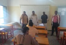 تدشين امتحانات الثانوية العامة في ثانوية الفقيد بالليل شيخ الرهوي بنين وباتيس بنات