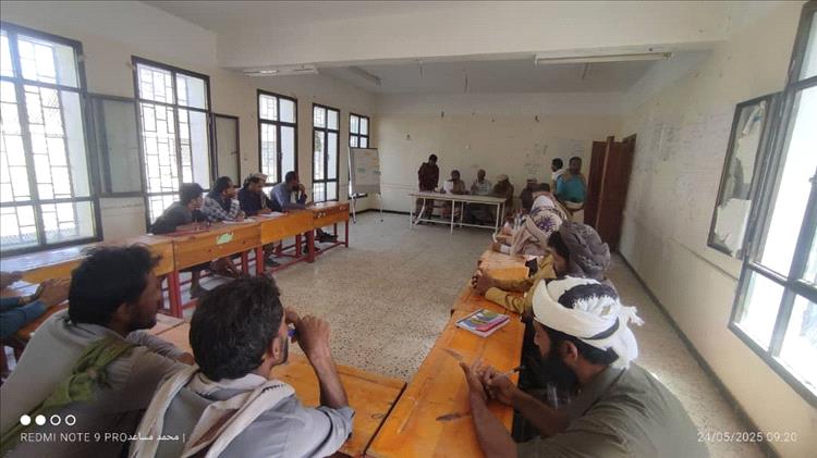تدشين ورشة عمل للمعلمين المنفذين للاختبار الايسر لطلاب التعليم التعويضي بجيشان