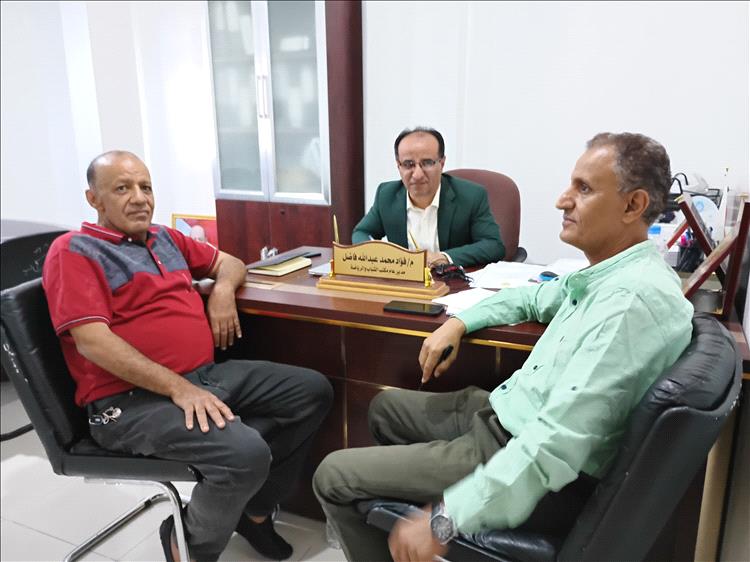 تعز.. فؤاد فاضل بتعز يلتقي رئيس فرع اتحاد البلياردو والسنوكر بالمحافظة
