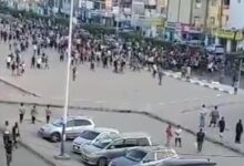 تفريق تظاهرة  بخور مكسر عقب تحولها الى مسيرة حاشدة