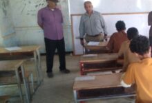 تواصلاً لزيارته .. مدير التربية بلودر يتفقد سير الإختبارات بثانوية الشهيد مدرم الشعة
