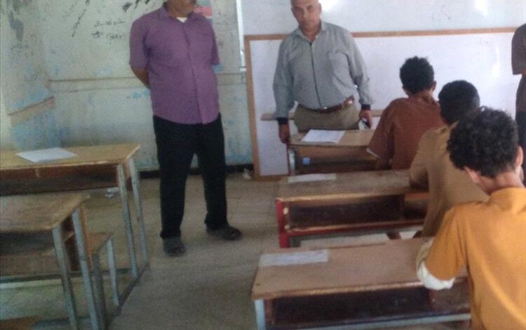 تواصلاً لزيارته .. مدير التربية بلودر يتفقد سير الإختبارات بثانوية الشهيد مدرم الشعة