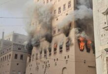 حريق هائل يلتهم منزل بحوطة شبوة بسبب ماس كهربائي