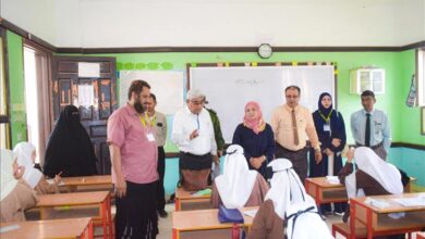 دائرة التعليم في المجلس الانتقالي وإدارة التربية بالشيخ عثمان في زيارة تفقدية لامتحانات الثانوية العامة للعام الدراسي 2024–2025م