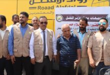 رئيس الهيئة العامة لتنظيم شؤون النقل البري/عدن يدشن أولى تفويج  حجاج بيت الله الحرام عبر ميناء الوديعة البري