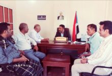 رئيس انتقالي أبين يبحث مع رئيس نيابة الاستئناف سبل تعزيز العمل القضائي بالمحافظة