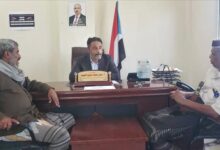 رئيس انتقالي أبين يلتقي مدير عام الوضيع ويبحث الأوضاع الخدمية بالمديرية