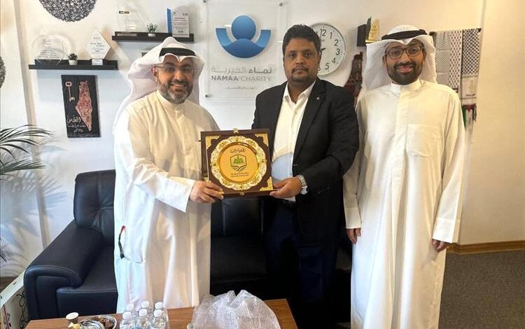 رئيس جامعة المهرة يزور عدداً من الجمعيات والمؤسسات الخيرية في دولة الكويت