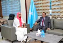 سفير اليمن يلتقي وزيرة شؤون الأسرة وحقوق الإنسان الصومالية