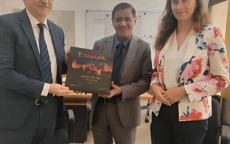 عضو مجلس القيادة البحسني يبحث مع نائبة رئيس بعثة السفارة الألمانية سبل دعم السلام وتخفيف المعاناة الاقتصادية