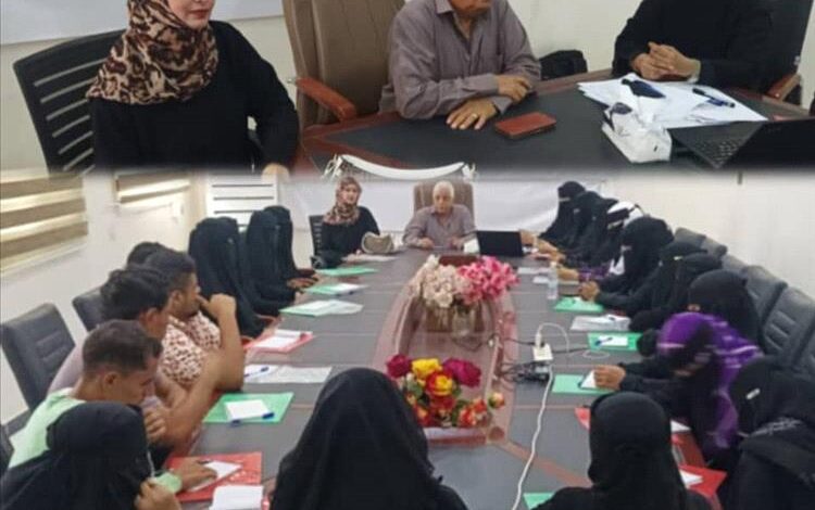 فضيل يدشن الدورة التدريبية الخاصة بالأرشفة لموظفي وموظفات ديوان جامعة لحج