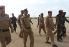 قائد القوات البرية الجنوبية يزور معسكر اللواء الأول دعم أمني في عدن ويشيد بجهوده