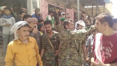 قوات الحزام الأمني بلودر تواصل حملتها لترتيب السوق وفرض النظام لليوم السادس على التوالي