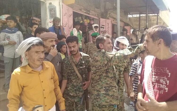 قوات الحزام الأمني بلودر تواصل حملتها لترتيب السوق وفرض النظام لليوم السادس على التوالي
