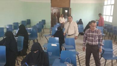 كلية الضالع الجامعية تدشن امتحانات الفصل الثاني