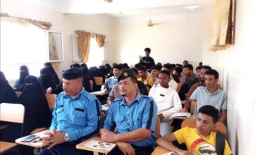 لجنة التوعية المرورية تنفذ نزولًا ميدانيًا إلى جامعة الخليج بصبر