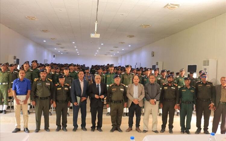 لجنة من وزارة التعليم العالي تزور كلية الشرطة حضرموت لتقييم أدائها المؤسسي والأكاديمي