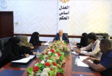 لقاء بالمكلا لمناقشة سبل تعزيز التعاون المشترك بين اتحاد نساء اليمن ساحل حضرموت ورئيس محكمة استئناف م/حضرموت