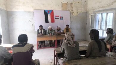 لودر.. مركز انتقالي أماجل يشهد عملية تسليم واستلام القيادة
