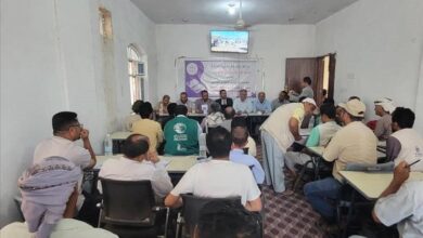 مؤسسة انجاز للتوجه المدني تدشن فعالية إشهار دراسة احتياجات مديرية قعطبة الانسانية والتنموية في الضالع
