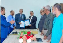 مجلس أمناء جامعة عدن يوقع اتفاقية عمل مع رئيس قسم الشراكات