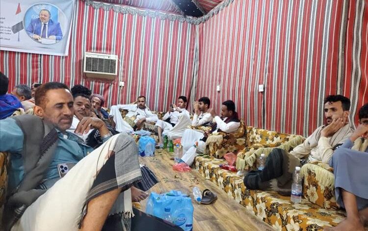 مجلس عزاء تأبيني يستعرض نضال ومناقب القيادي التهامي الراحل عبدالرحمن حجري في مأرب.