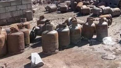 محطات الغاز المنزلي على الطرقات العامة في مديرية الحد بيافع تُهدد حياة المواطنين
