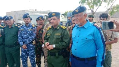 مدير أمن أبين يدشن فعاليات اسبوع المرور العربي