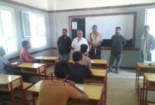 مدير التربية بلودر يتفقد المركزين الإختباريين بثانويتي العين والخديرة