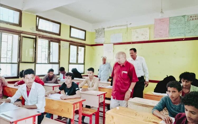 مدير تربية القبيطة يدشن اختبارات الثانوية العامة في مدارس كرش والشريجة