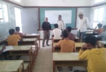 مدير تربية لودر يتفقد المراكز الاختبارية بثانويات الحضن واماجل والكيال