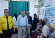 مدير صحة عدن يدشن المخيم الطبي المجاني للأمراض المزمنة في مجمع القطيع الصحي بصيرة