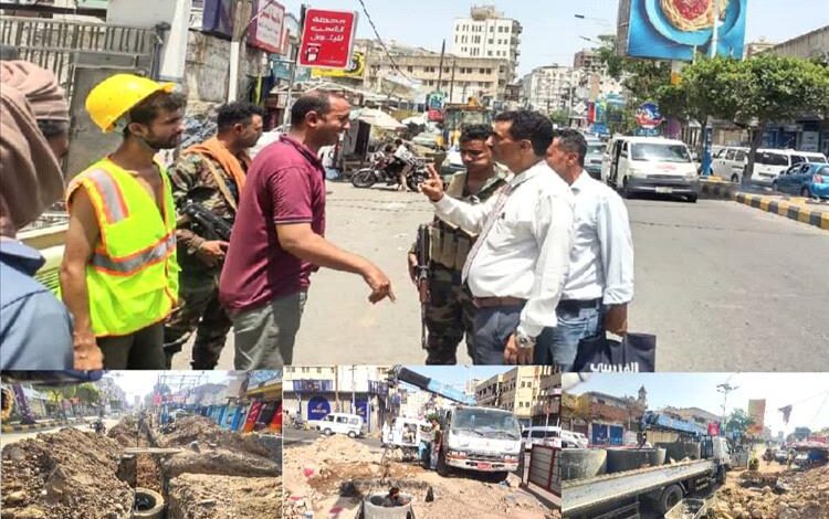 مدير عام "القاهرة" يتابع سير العمل في مشروع تغيير شبكة الصرف الصحي بحي الكوثر