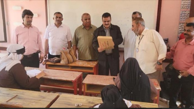 مدير عام المنصورة يؤكد أهمية الامتحانات لترسيخ المعلومات لطلبة المدارس
