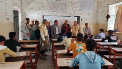 مدير عام حيفان:  قضايا التعليم والمياه على راس أولويات المديرية